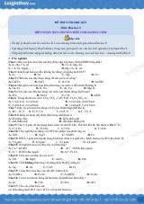 Đề thi học kì 1 Hóa 9 - Đề số 6